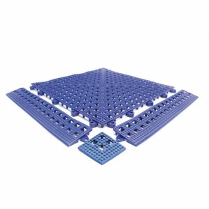 COBA Blue Male Edge Flexi-Deck Tiles (Pack of 3) - GH602 - 3
