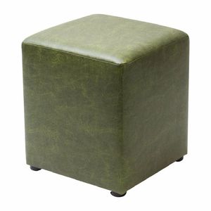Cube Faux Leather Bar Stool Juniper (Pack of 2) - 1