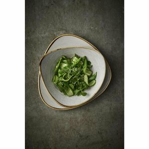 Churchill Stonecast Raw Lotus Bowls Grey 178mm (Pack of 12) - 3