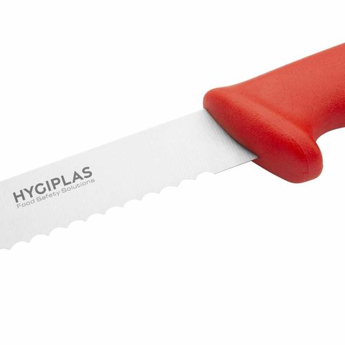 Hygiplas Slicer Serrated Red 30.5cm - 3