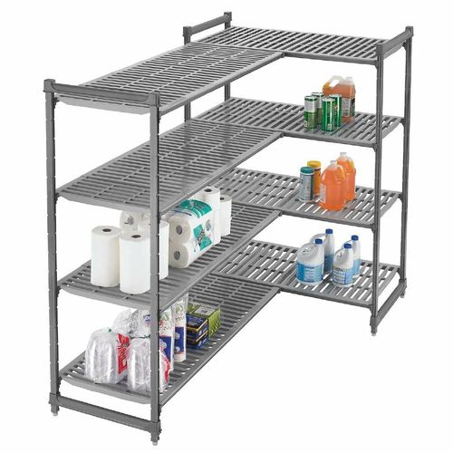 Cambro Camshelving Basics Plus Add-On Unit 4 Tier With Vented Shelves 1630H x 870W x 460D mm - 2