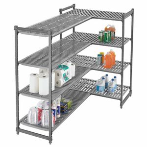 Cambro Camshelving Basics Plus Add-On Unit 4 Tier With Vented Shelves 1630H x 870W x 460D mm - 3