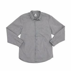 Chef Works Urban Modern Chambray Shirt Grey Size M - 1