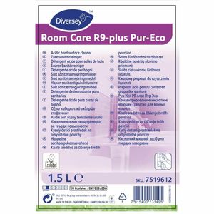 Room Care R9-plus Pur-Eco Bathroom Cleaner Concentrate 1.5Ltr - CX814 - 3