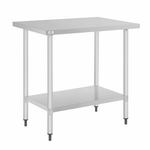 Nisbets Essentials Self Assembly Stainless Steel Table 800 x 600mm - CH059 - 1