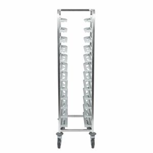 Matfer Bourgeat 12 Tray Cafeteria Trolley Grey - CX726 - 3