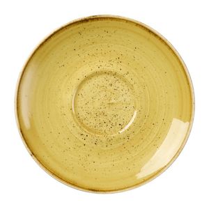 Churchill Stonecast Mustard Seed Saucer 156mm (Pack of 12) - DX040 - 1