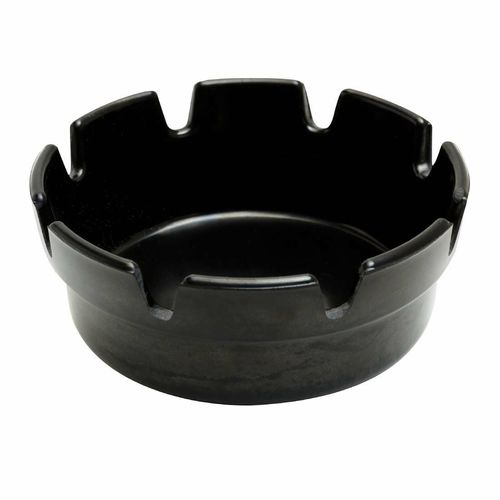 Beaumont Black Bakelite Crown Style Ashtray Single 101mm - CZ574 - 1
