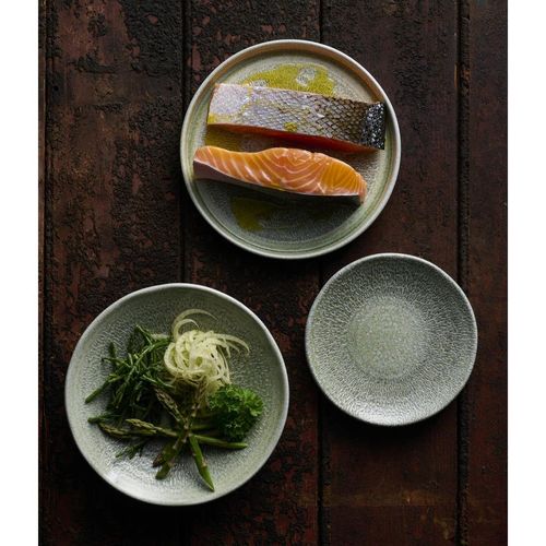 Dudson Harvest Grain Speckled Green Round Walled Plate 210mm(Pack of 6) - DX866 - 5