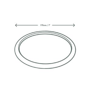 Vegware Compostable Nourish Moulded Fibre Plate Natural 7/178mm (Pack of 500) - DX582 - 3