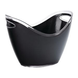 Utopia Large Champagne Bucket Black 350(?)mm (Pack of 2) - FH176 - 1