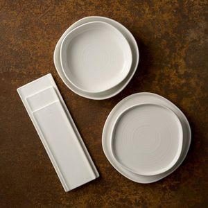 Churchill White Oblong Plates 250 x 90mm (Pack of 6) - HR439 - 3