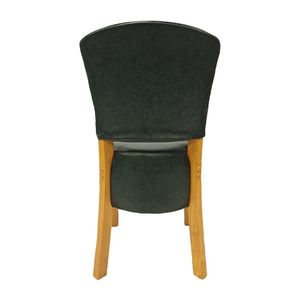 Hanoi Dining Chair In Soft Oak with Bison Vinyl Cedar (Pack of 2) - HP769 - 3