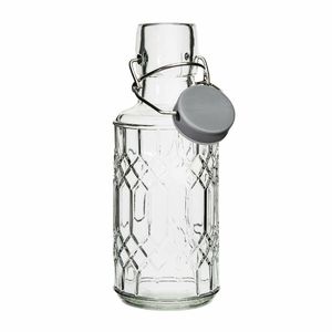 Olympia Geo Glass Water Bottle with Stopper 380ml (Pack of 6) - DN818 - 3