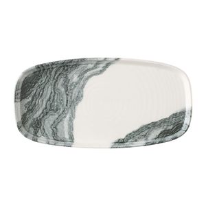 Churchill Tide Black Oblong Chefs Plates 305 x 178mm (Pack of 6) - HX188 - 1