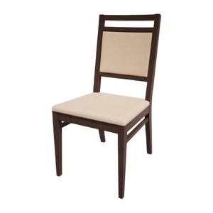 Bolero Bespoke Bia A Side Chair in Cream/Wenge - HS403 - 1