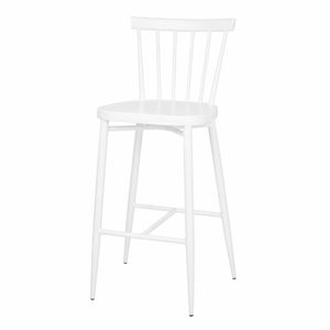 Bolero Windsor Aluminium White High Stools (Pack of 2) - DP719 - 1