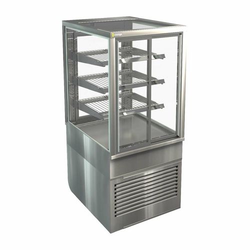 Cossiga Tower BTG Ambient Freestanding Multideck Display w/Front & Rear Sliding Doors 600mm - HT519 - 1
