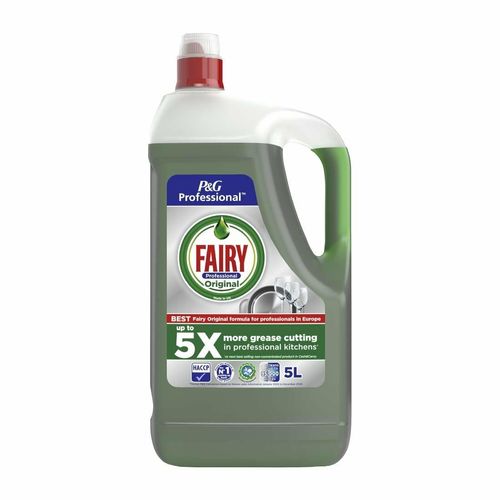 Fairy Professional Washing Up Liquid Original 5Ltr (Pack of 2) - DX555 - 1