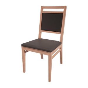 Bolero Bespoke Bia A Side Chair in Anthracite/Beech - HS420 - 1
