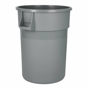 Jantex Heavy-Duty Round Bin Grey 160Ltr - DX498 - 3