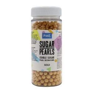 PME Sugar Pearls 60g - Gold - HU215 - 1