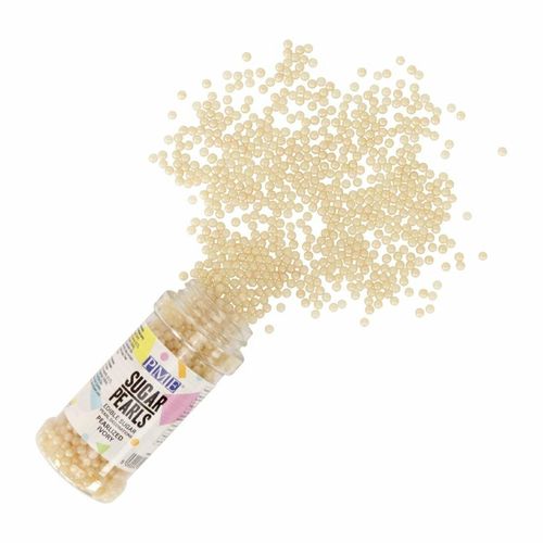PME Sugar Pearls 100g - Pearlised Ivory - HU218 - 3