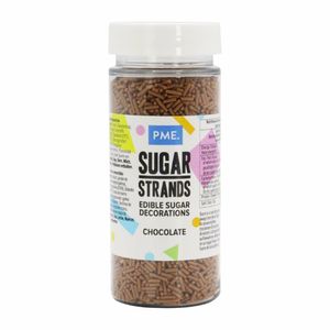 PME Chocolate Sugar Strands 80g - HU225 - 1