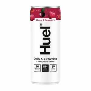 HUEL A-Z Vitamin Drink - Cherry and Raspberry (Pack of 12) - HS548 - 1