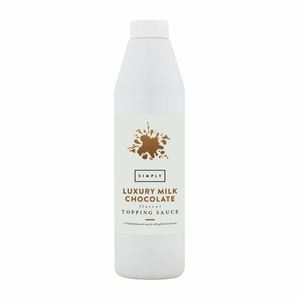 Simply Luxury Milk Chocolate Topping Sauce 1kg - HT846 - 1