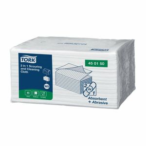 Tork 2in1 Scouring and Cleaning Cloths (Pack of 360) - HX955 - 3