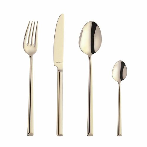 Amefa Metropole Champagne Medium Teaspoons (Pack of 12) - HY062 - 2