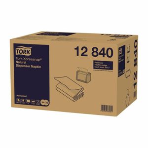 Tork Xpressnap Natural Dispenser Napkin 1Ply (Pack of 9000) - HX964 - 1
