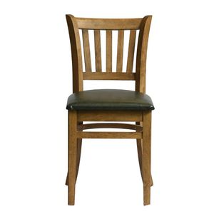 Manhattan Dining Chair in Weathered Oak with Bison Cedar Seat (Pack of 2) - HX817 - 1