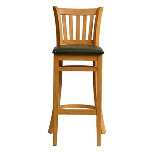 Manhattan Bar Chair in Soft Oak with Bison Cedar Seat - HX859 - 1