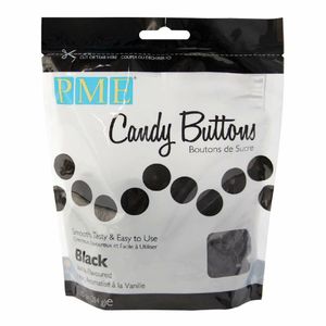 PME Candy Buttons Black 280g - HU349 - 1