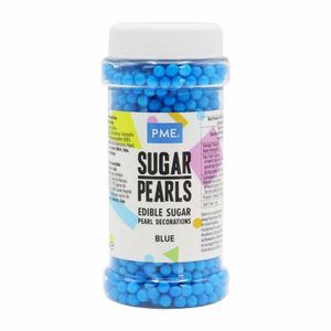 PME Sugar Pearls 100g - Blue - HU210 - 1
