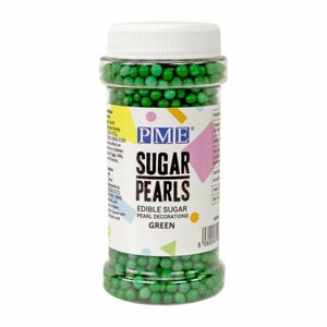 PME Sugar Pearls 100g - Green - HU211 - 1