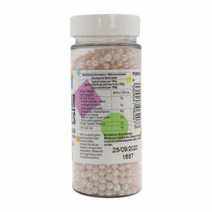 PME Sugar Pearls 100g - Pearlised Blush - HU217 - 3
