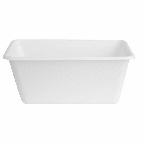 Fiesta Compostable Bagasse Food Container Bases 1000ml (Pack of 100) - HW036 - 1