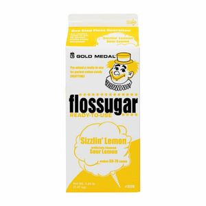 Flossugar Sour Lemon Ready to Use Cotton Candy Mix 1.47kg - HS997 - 1