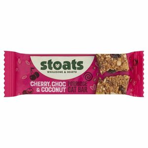 Stoats Cherry, Choc & Coconut Oat Bars 42g (Pack of 24) - HS860 - 1
