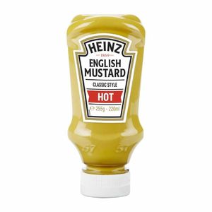 Heinz Table Top Hot English Mustard 220ml (Pack of 8) - HT376 - 1