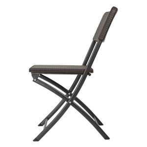 Bolero Rattan Folding Chairs Brown (Pack of 2) - HS558 - 3