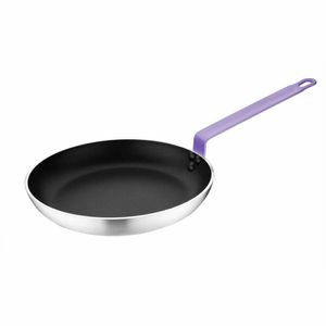 Hygiplas Aluminium Non-stick Teflon Platinum Plus Frying Pan with Purple Handle 28cm - HT969 - 1
