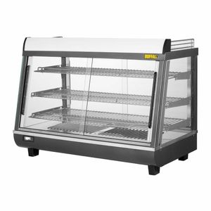 Buffalo Front and Rear Door Heated Merchandiser 136Ltr - HW928 - 3