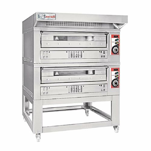 Zanolli Citizen 6+6F Single Deck Pizza Oven, Stand and Hood Three Phase - HZ006-3PH - 2