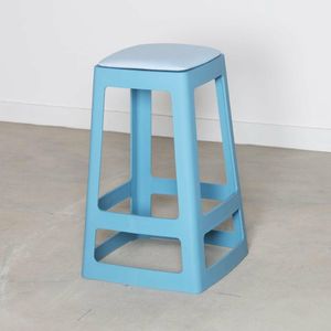 Origin Base Mid Stool Pastel Blue 430x430x560mm (Pack of 2) - HX781 - 3