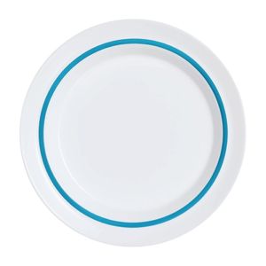 Arcoroc Autonomy Blue Plates 230mm (Pack of 12) - HZ441 - 1