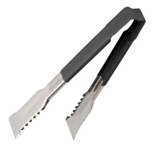 Vollrath Versagrip Tongs Flat Black 9.5'' - HY158 - 1